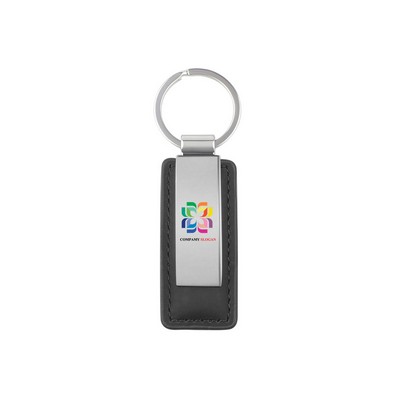 PU Leather Metal Key Tag