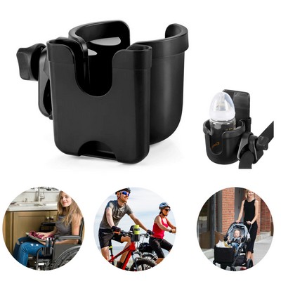 Stroller Cup Holder with Phone Holder