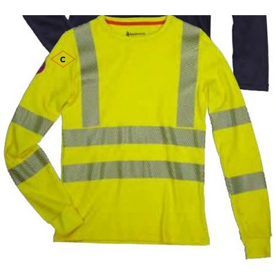 HauteWork® Hi-Vis FR Long Sleeve T-Shirt