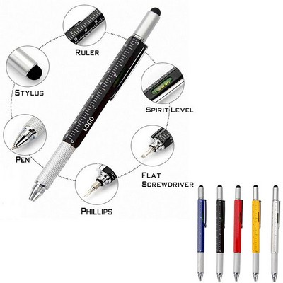 Multi-function Stylus Tool Pen w/ Screw Heads