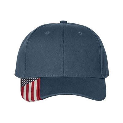 Outdoor Cap® American Flag Visor Cap