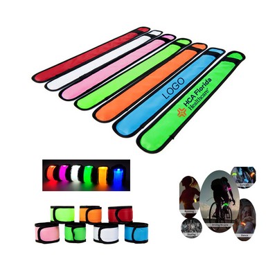 LED Light Up Band Slap Bracelets