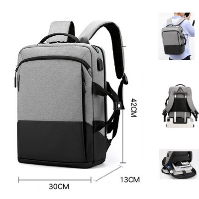 USB-Enabled Computer Backpack for Tech-Friendly Travel