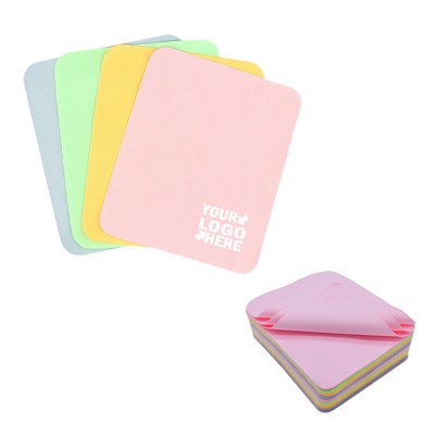 Assorted Colors Microfiber Glasses Cleaning Cloths