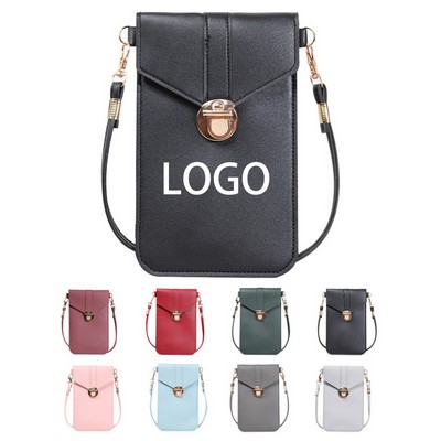 Phone Crossbody Bag with Touch Window