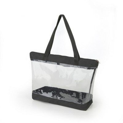 ClearPass Zipper Tote Bag w/ Pockets