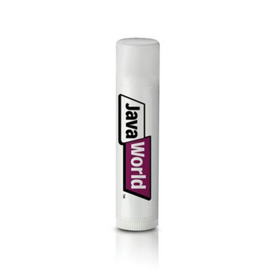 White Tube Lip Balms with SPF 15