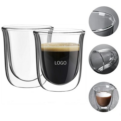 7 Oz Double Walled Espresso Glasses