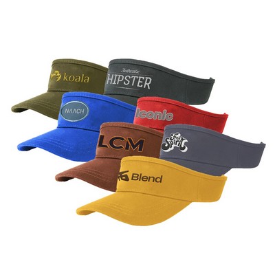 Premium Cotton Twill Visor