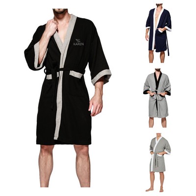 Turkish Cotton Waffle Bathrobe