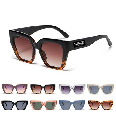 Trendy Square Cat Eye Sunglasses for Women