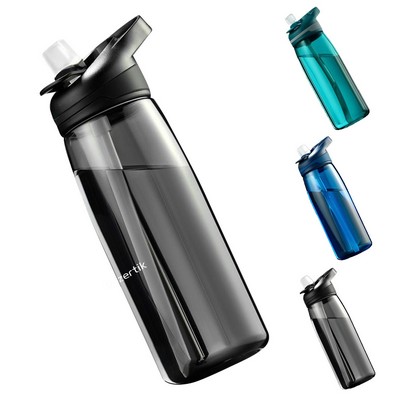 26OZ Summer Plastic Portable Sports Water Bottle