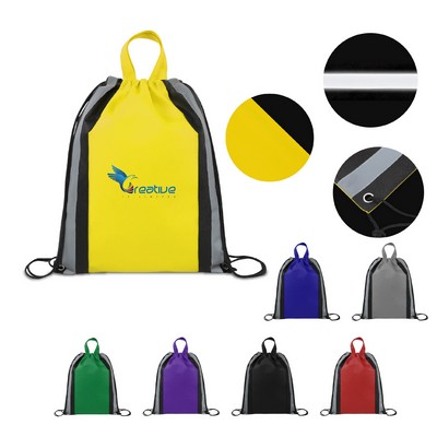 Mini Reflective Drawstring backPack