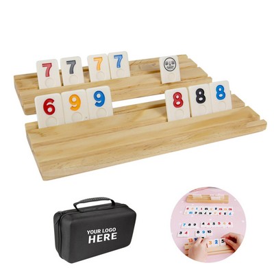 Wooden Rummy Set