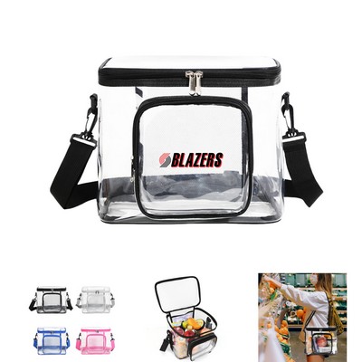 Stadium Approved Clear Tote Bag with Adjustable Strap