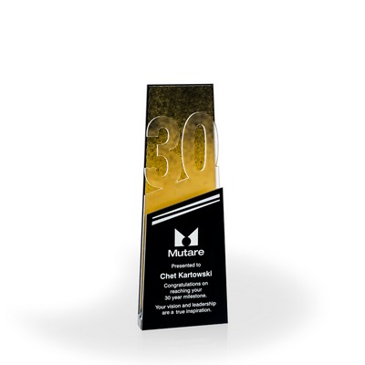 30 Flow Acrylic Desktop Award