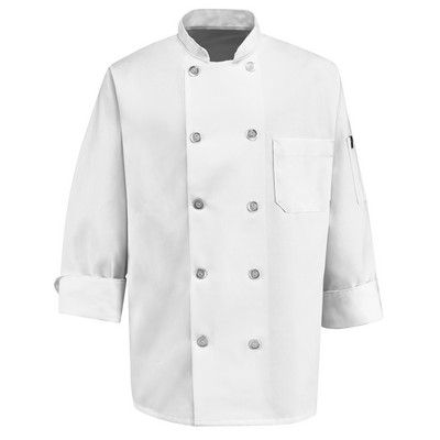 Red Kap® Ten Pearl Button Chef Coat