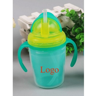 8Oz Double-Walled Straw Cup For Baby