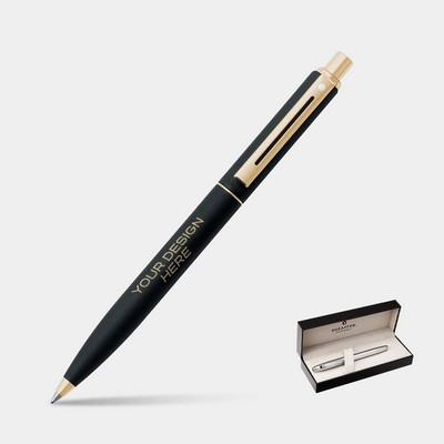 SHEAFFER® Sentinel 327 Matte Black Gold Trim Executive Ballpoint Pen w/ Gift Box