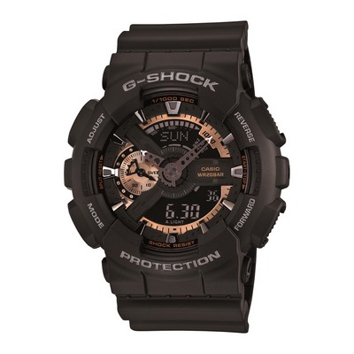 G-Shock Big Case Ana-Digi Watch Black/Rose Gold