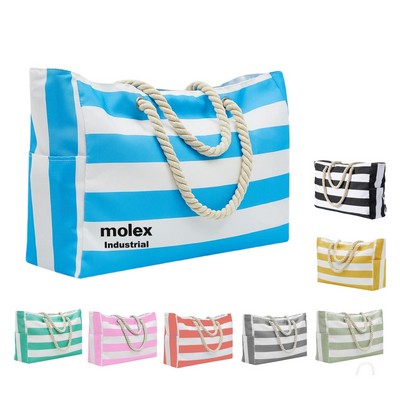 Large Waterproof Beach Tote Bag