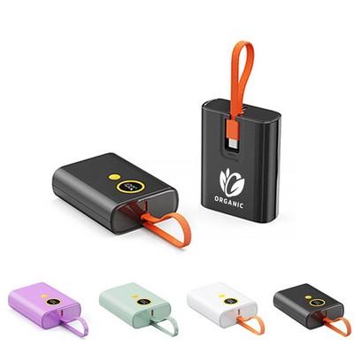 Portable Charger Power Bank w/Charging Cable