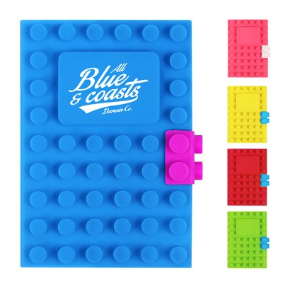 Silicone Cover Building Block Notebook