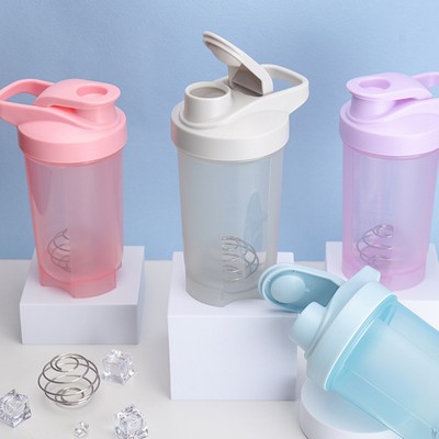 17 Oz. Plastic Clear Leak-Proof Shaker Cup