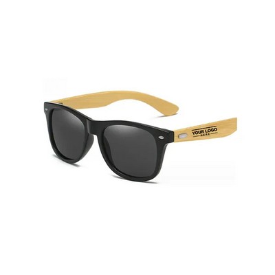 Fashion Bamboo Leg Sunglasses