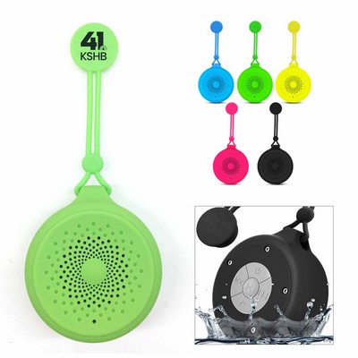 Waterproof Bluetooth Speaker w/Suction Cup