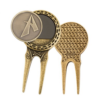 Econo Divot Tool w/Die Struck Marker