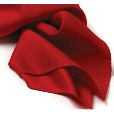 Discontinued - Red Silk Scarf - 30"x30"