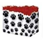 Large Paw Prints Theme Gift Basket Box