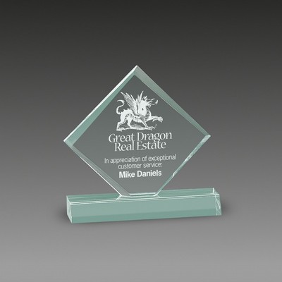 Corporate Diamond Jewel Bevel Award (5"x5¾")