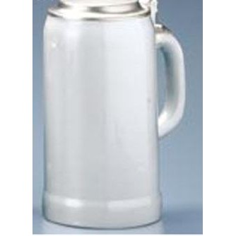 9 1/4" Gray Glazed Stoneware Stein