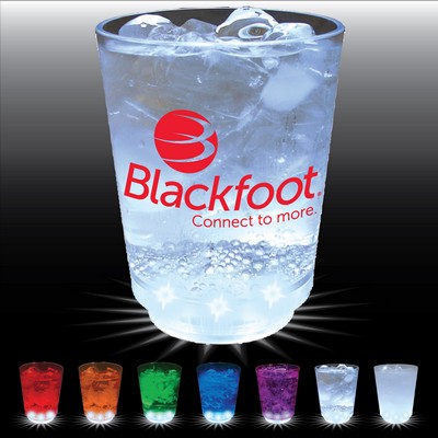 12 Oz. Plastic 5 Light, Light-Up Rocks Glass