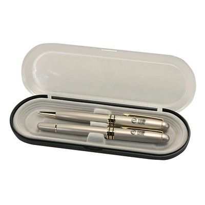 Clearance Item! Plastic See-Through Double Pen Box