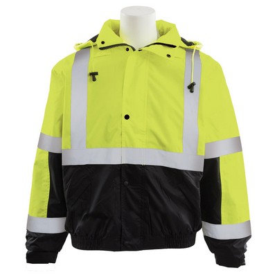 Aware Wear® ANSI Class 2 Hi-Viz Woven Oxford Bomber Jacket