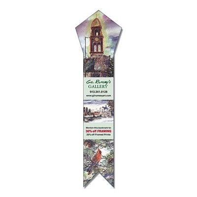 Bookmark - 2.25x8.5 Laminated Pentagon Shape - Extra-Thick - 24 pt.