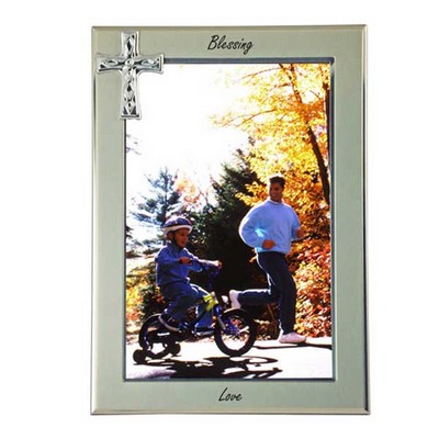 Cross Metal Picture Frame