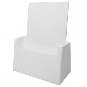 White Affordable Wall/Counter Holder (6"x9")