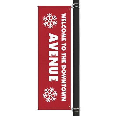 96" x 30" Custom Sunbrella™ Avenue Banner-1 Color Imprint