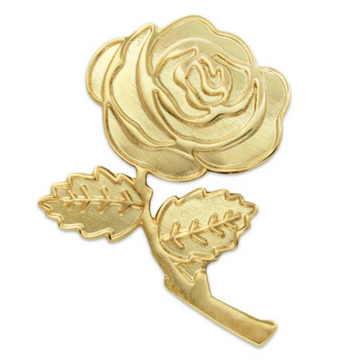 Golden Rose Lapel Pin