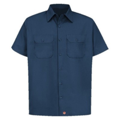 Red Kap™ Men's Short Sleeve Utility Uniform Shirt - Navy Blue