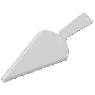 9 inch Low Handle Triangle Server White