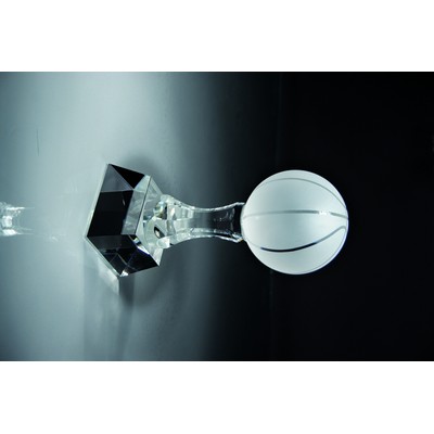 Crystal Basketball Trophy- 10 1/4'' h