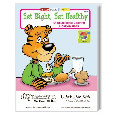 Eat Right, Eat Healthy Coloring Book