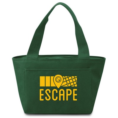 Sporty Cooler Tote--Forest Green (1-Color Imprint)