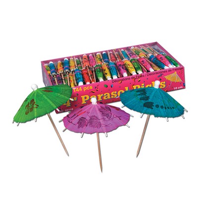 Boxed Party Parasol Picks