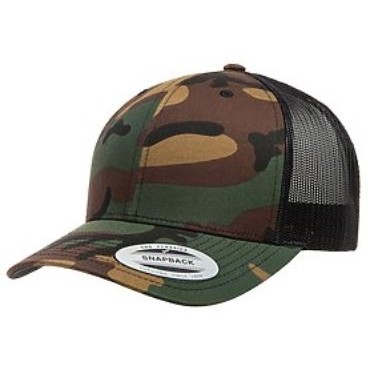 YP Classics® Camo Retro Trucker Cap